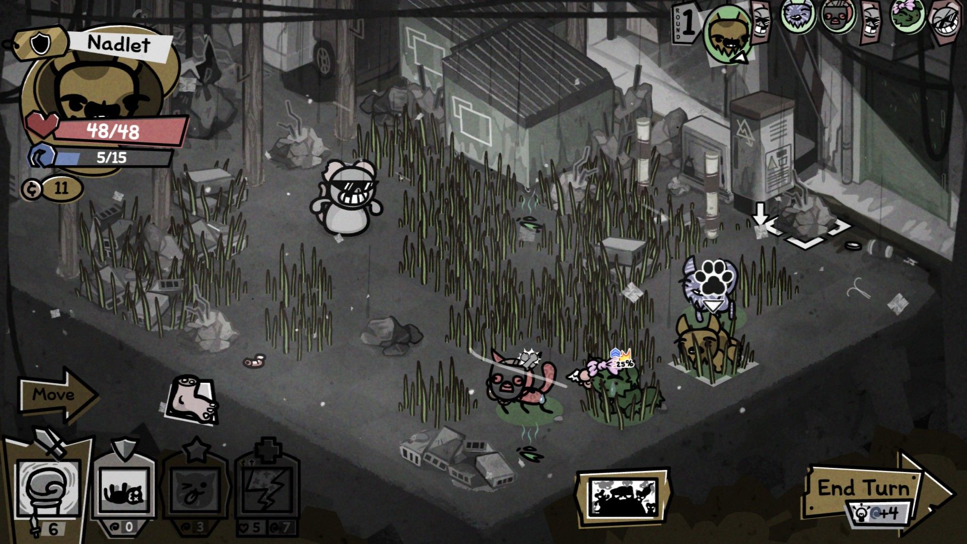 Реальная крыса. Скриншот из Mewgenics