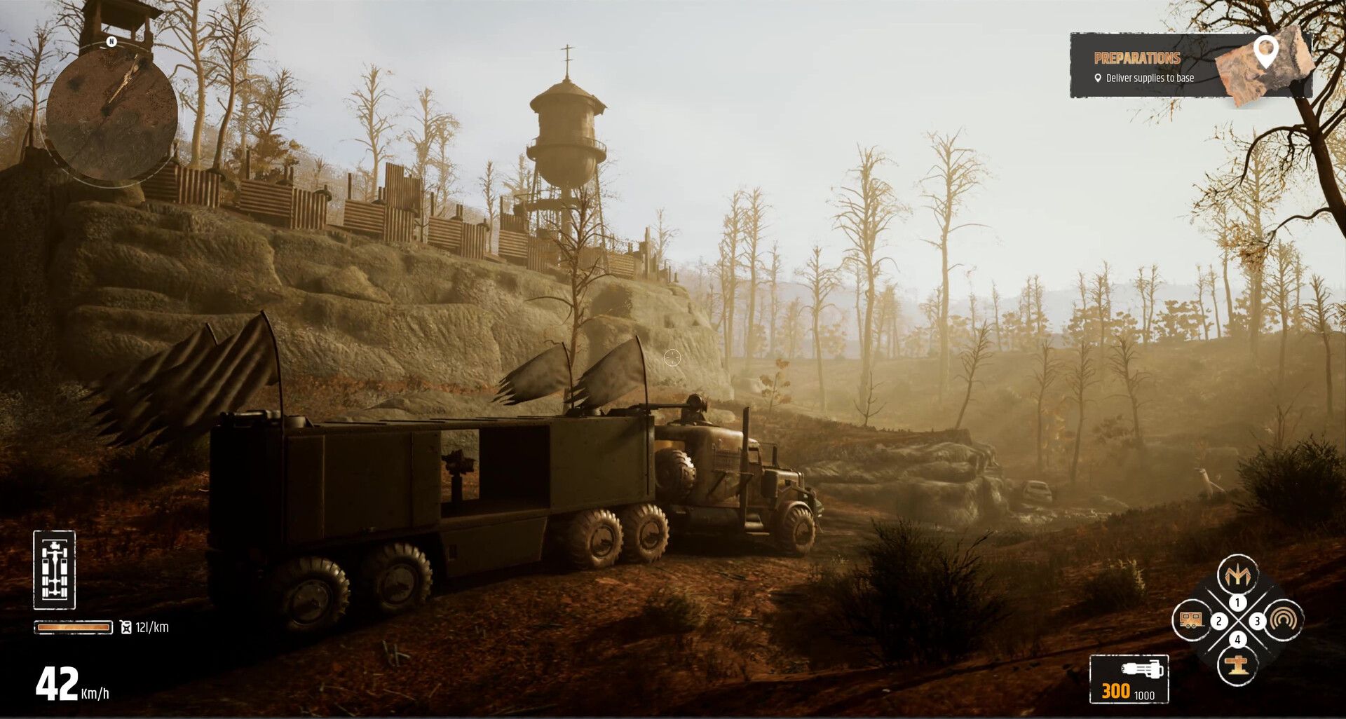Скриншот из Dust & Diesel: Deadland Delivery. Источник: Steam