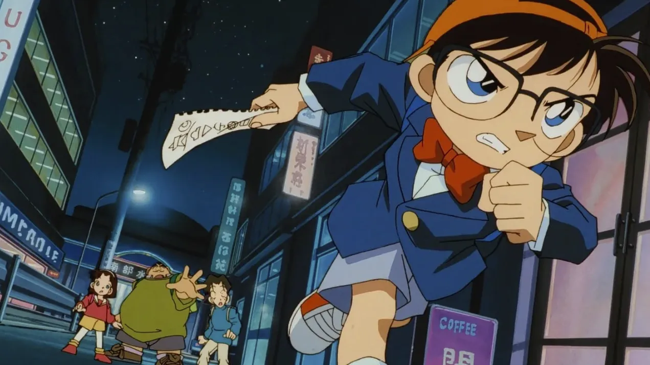 Кадр из аниме «Детектив Конан»