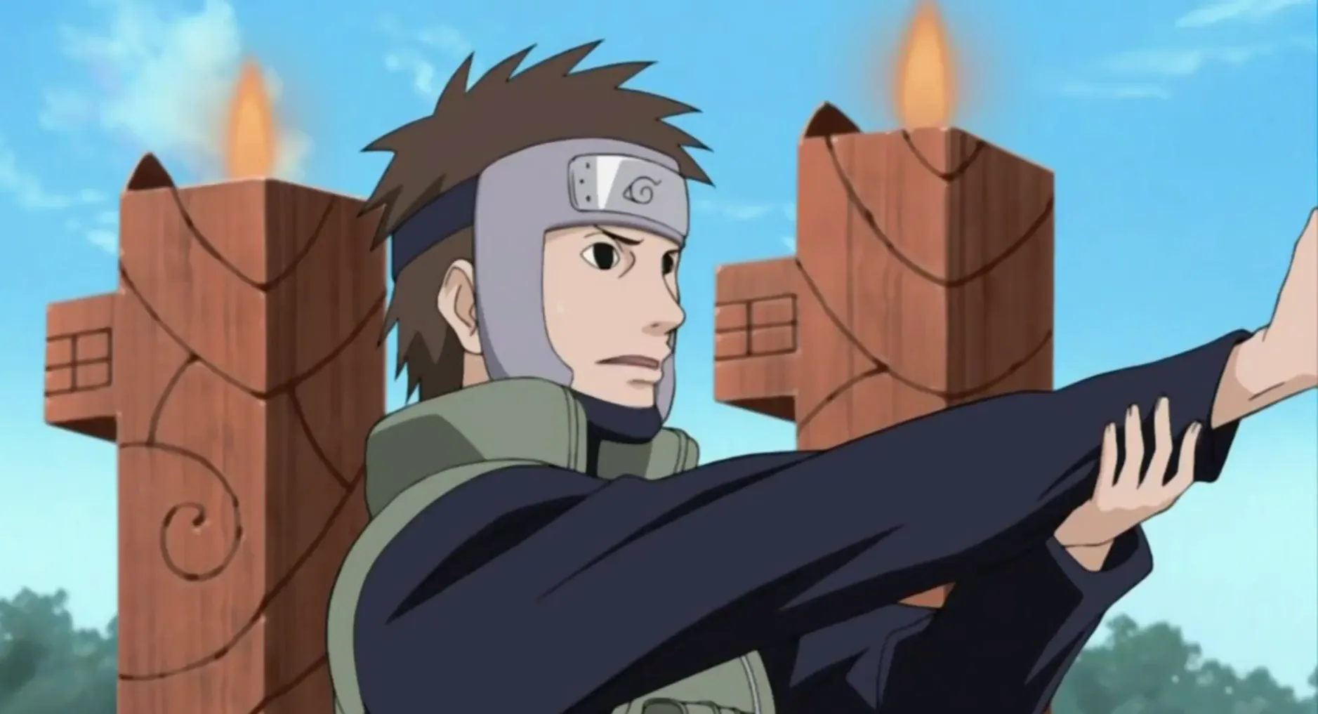 Кадр из аниме «Наруто»