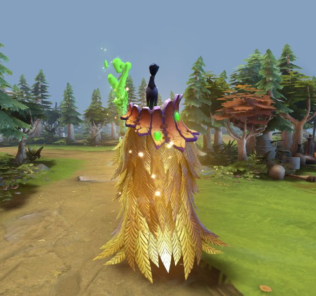 Golden Ornithomancer Mantle — не продается, последняя покупка была за $1 689