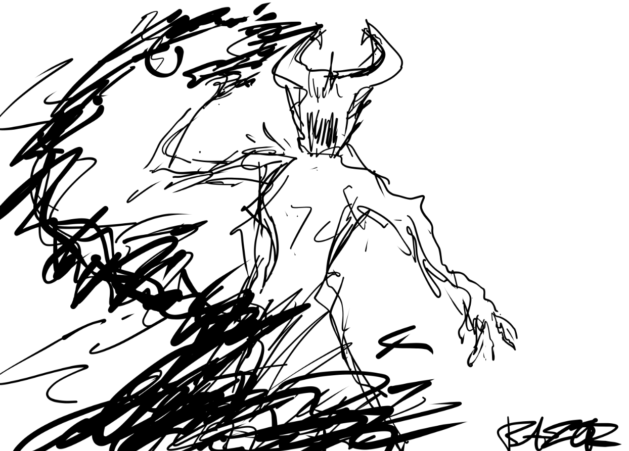 Рисунки героев Dota 2 за минуту. Автор: LiquidEV. Источник: imgur.com