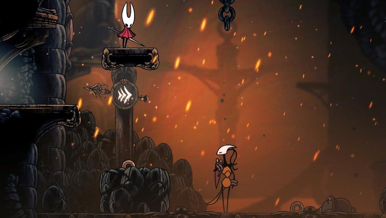 Скриншот из игры Hollow Knight: Silksong