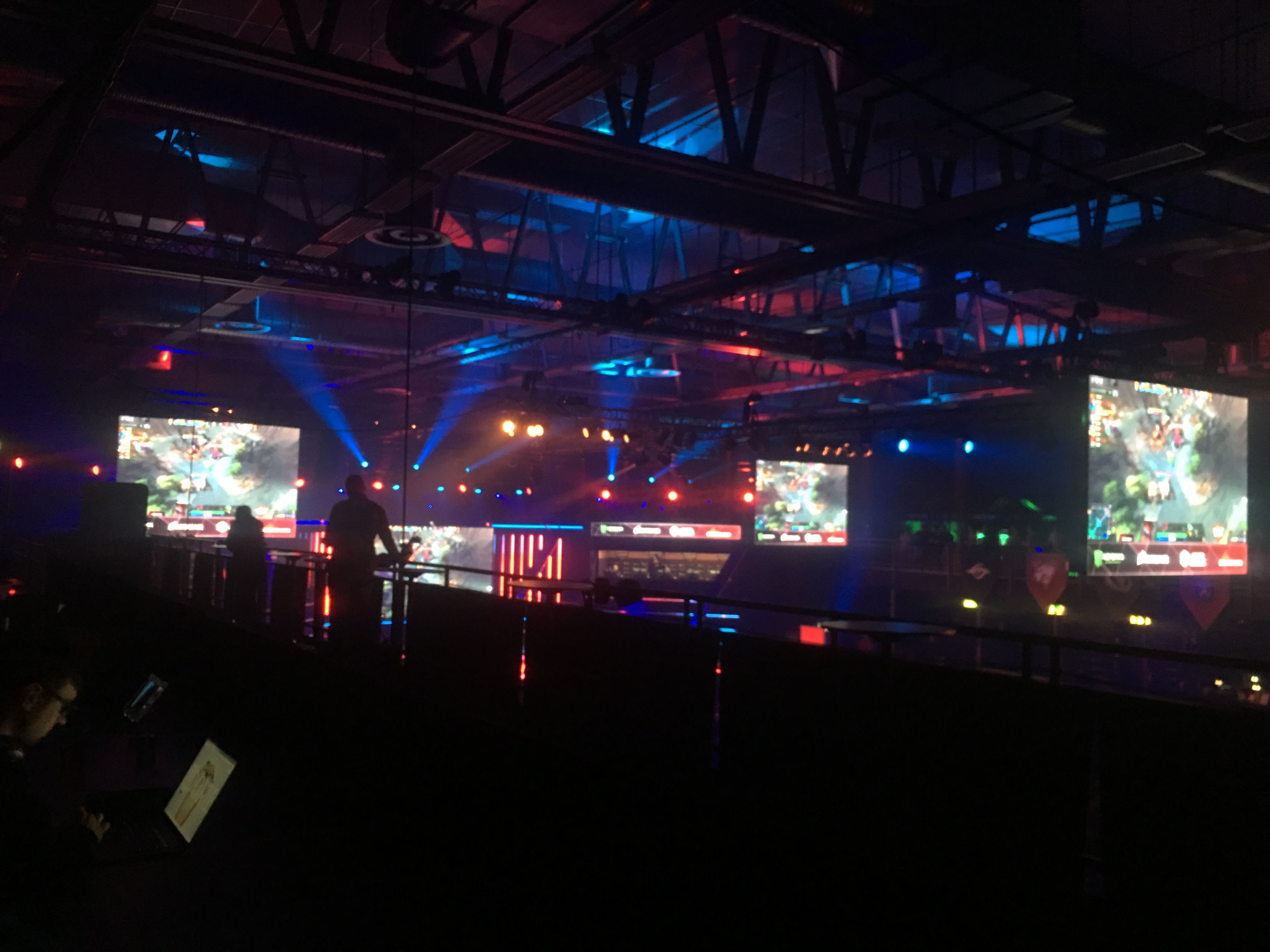 «Вид» из зоны для прессы