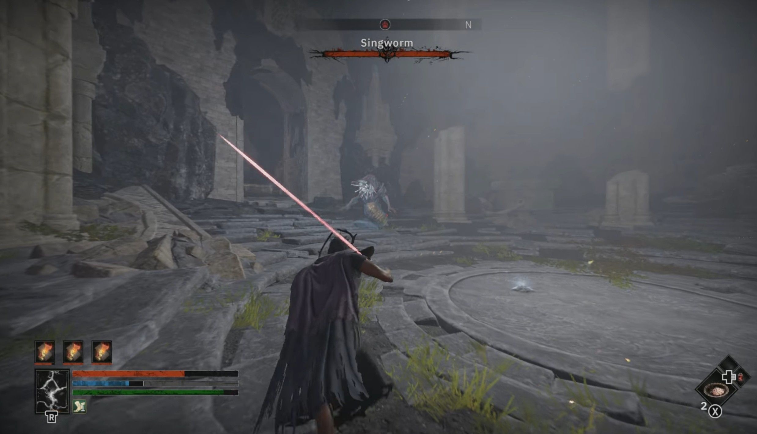 Скриншот из игры Tainted Grail: The Fall of Avalon