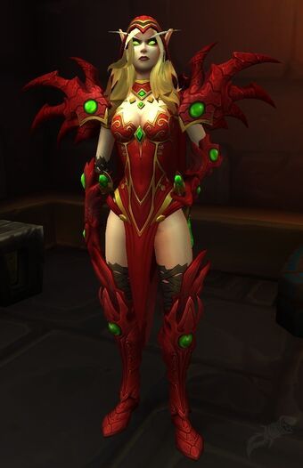Модель Валиры Сангвинар из World of Warcraft