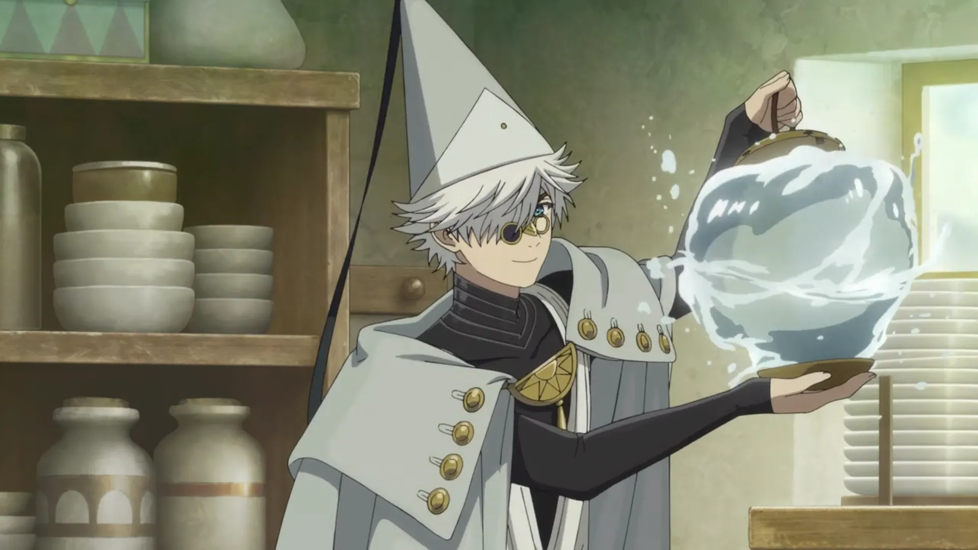 Кадр из аниме «Ателье колдовских колпаков»