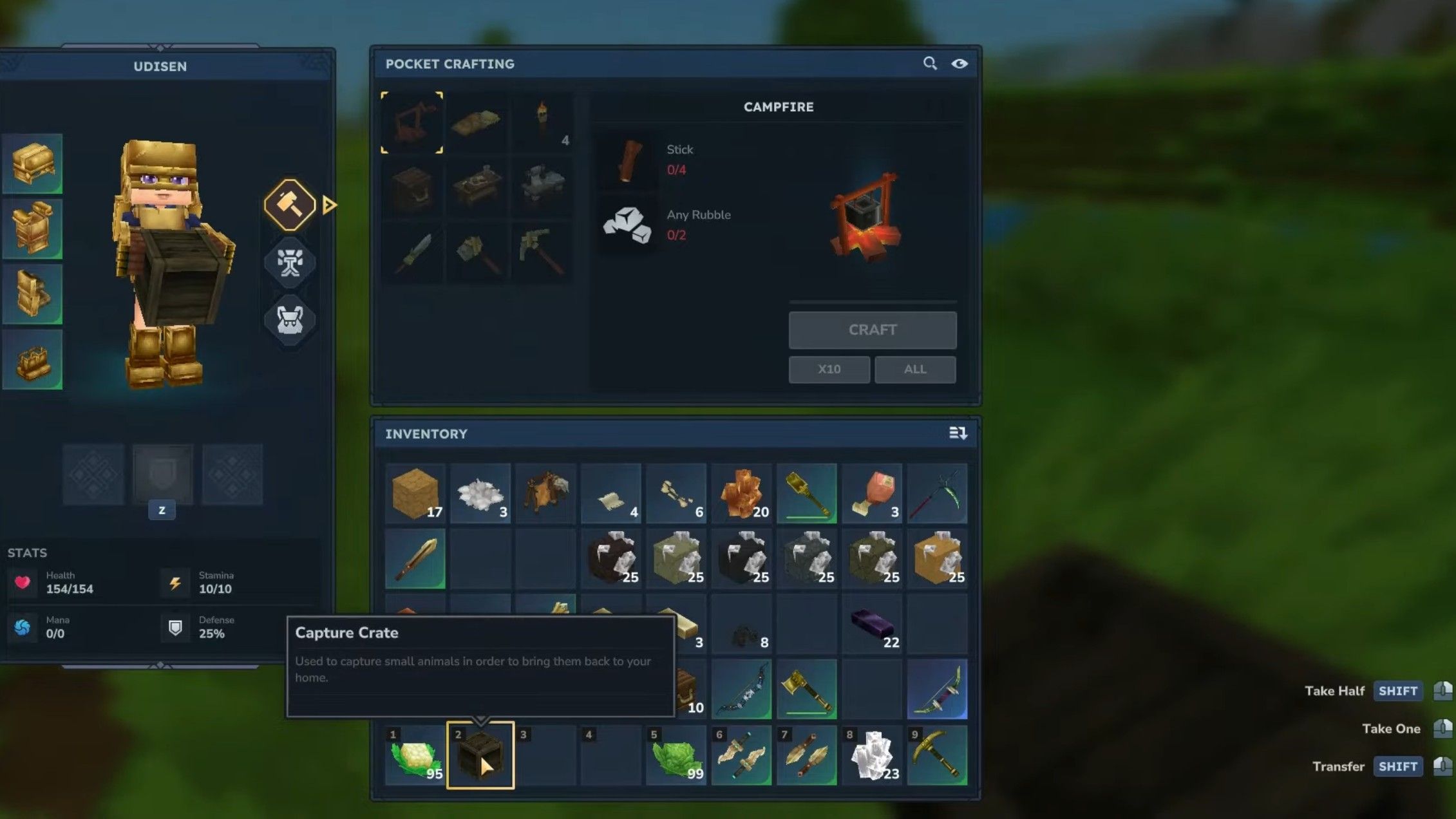 Скриншот из игры Hytale