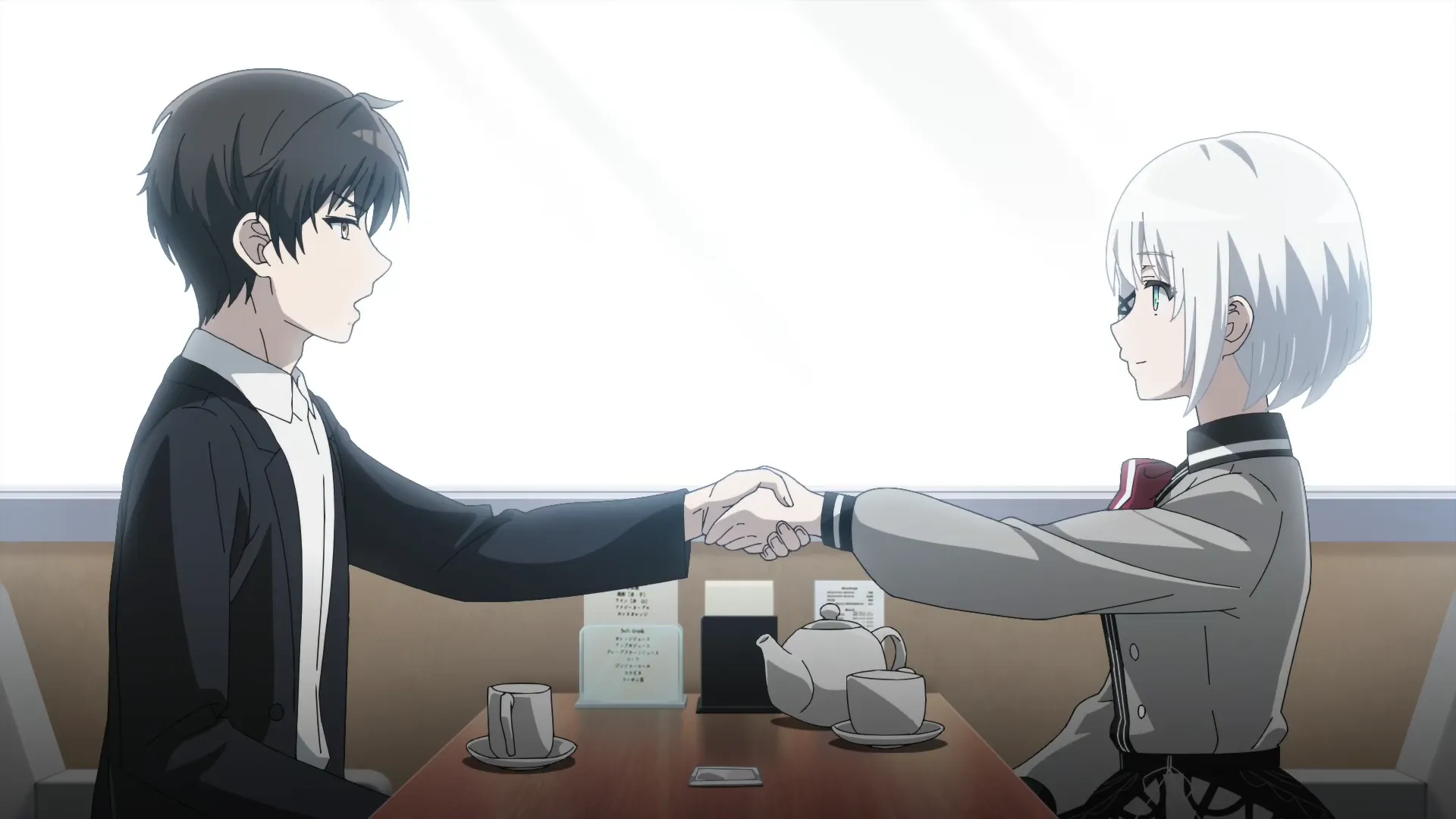 Кадр из аниме «Детектив уже мёртв»