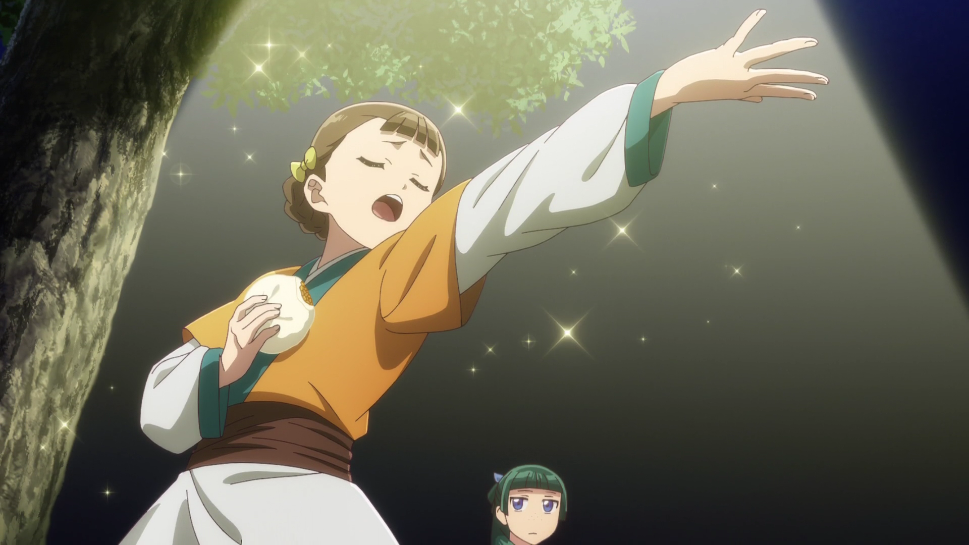 Кадр из аниме «Монолог фармацевта»