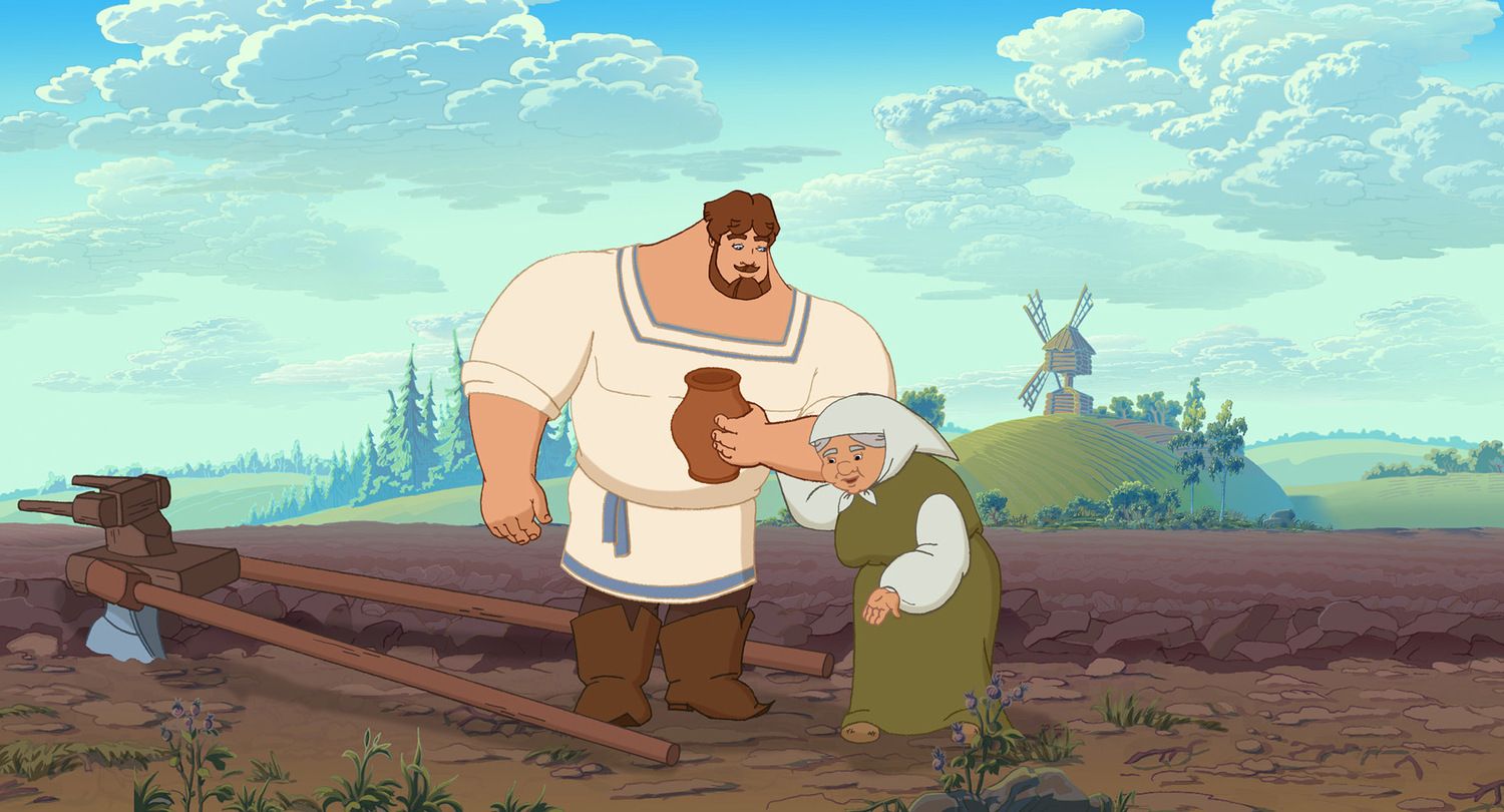 Кадр из мультфильма «Илья Муромец и Соловей-Разбойник