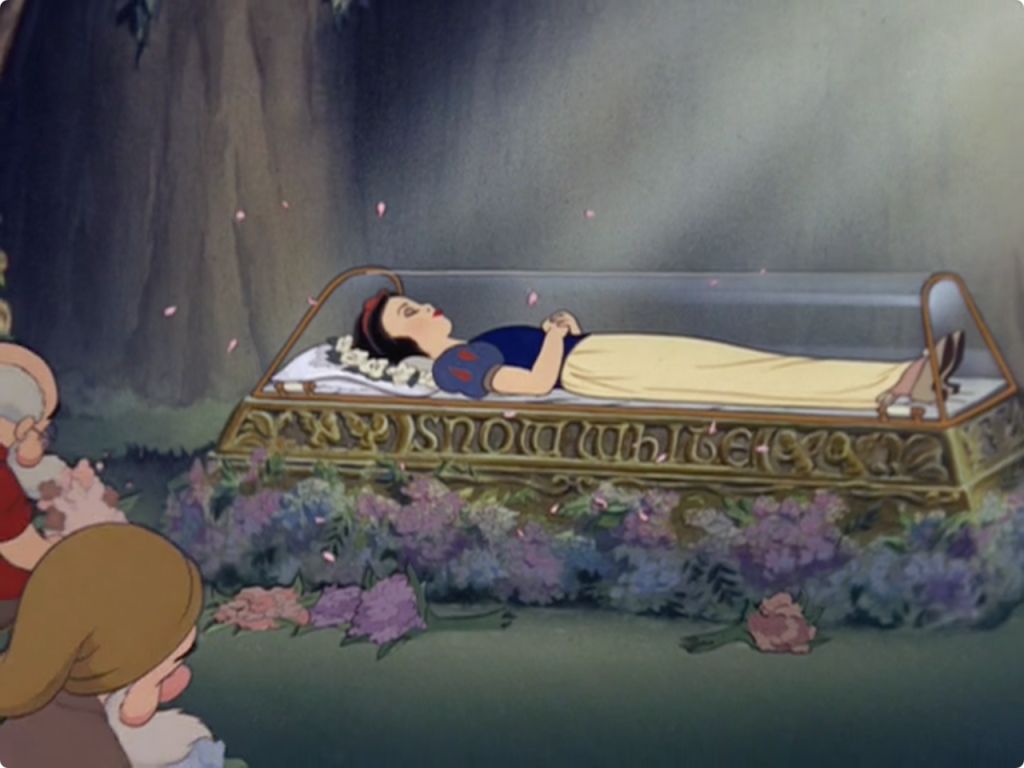 Кадр из мультфильма «Белоснежка и семь гномов»