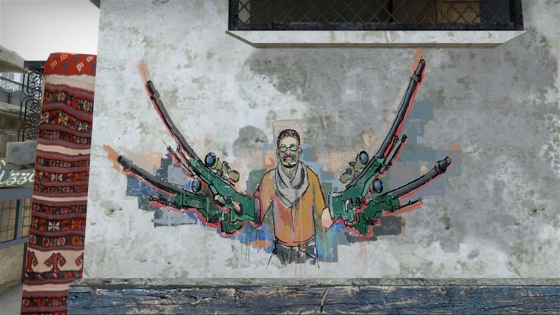 Граффити в честь Fnatic | Источник: клиент CS