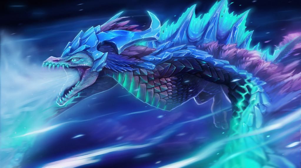 Фан-арт Winter Wyvern из Dota 2