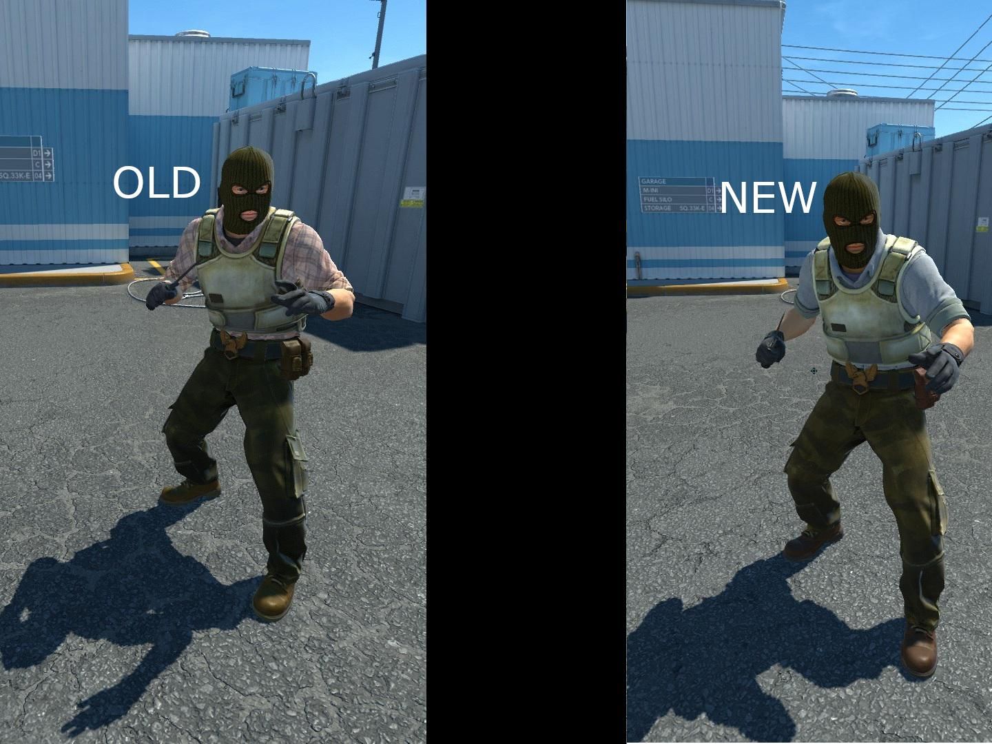 Сравнение двух версий скина агента из подразделения «Феникс» | Источник: reddit