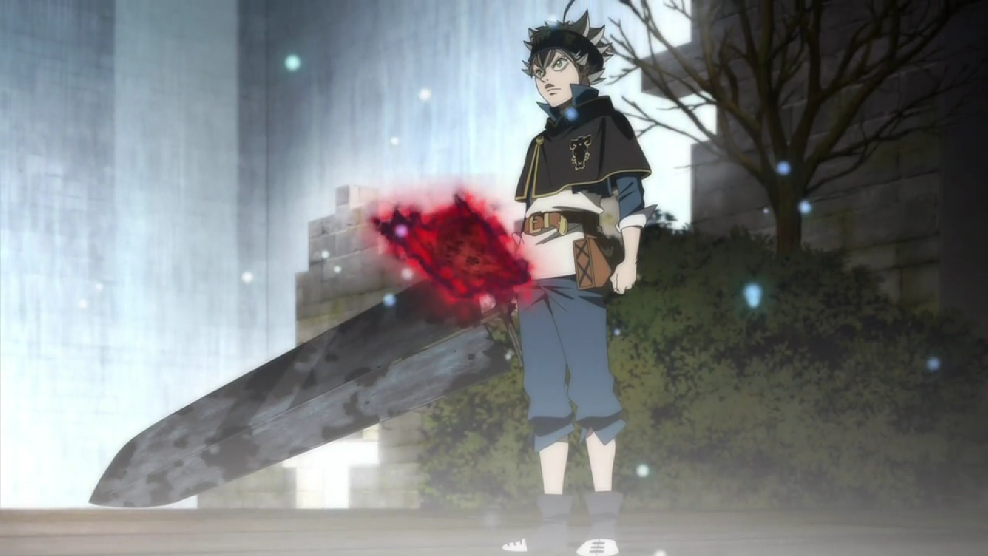 Кадр из аниме «Чёрный клевер»