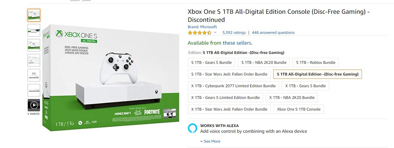 Источник: Amazon