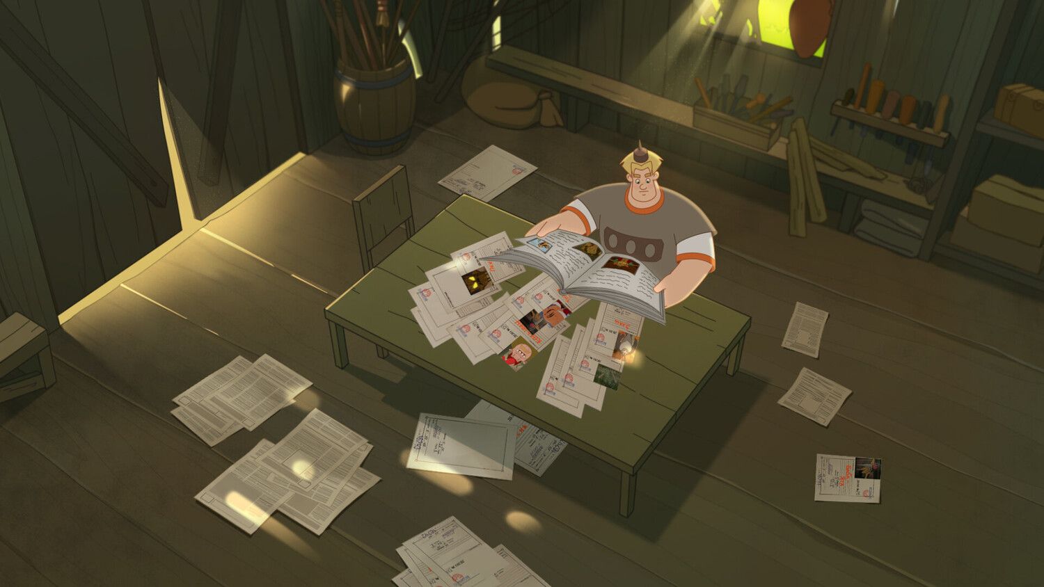 Кадр из мультсериала «Три богатыря. Ни дня без подвига»