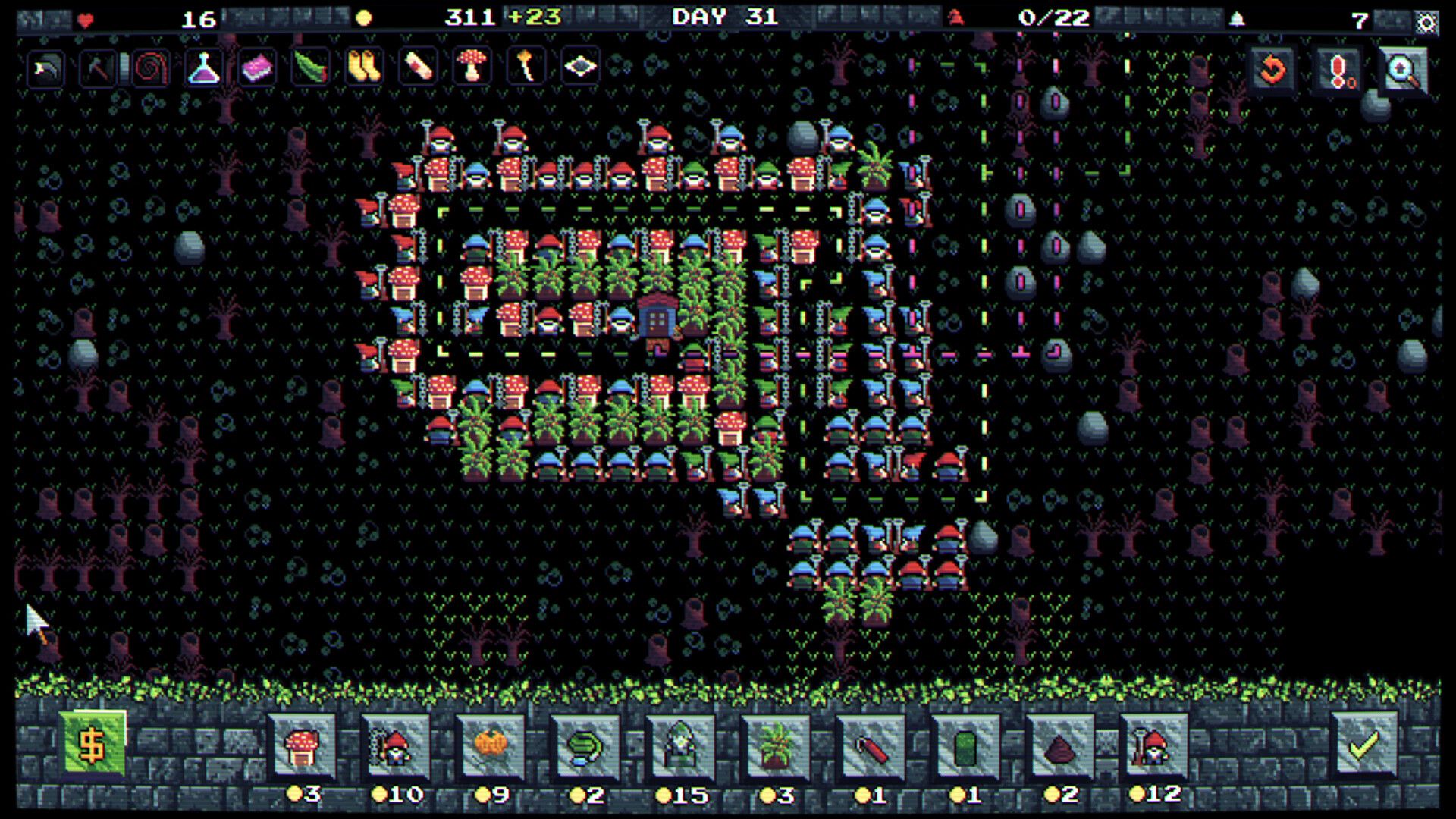 Скриншот из Gnomes. Источник: Steam