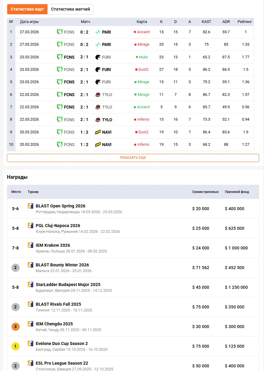Скриншот сайта Cybesport.ru