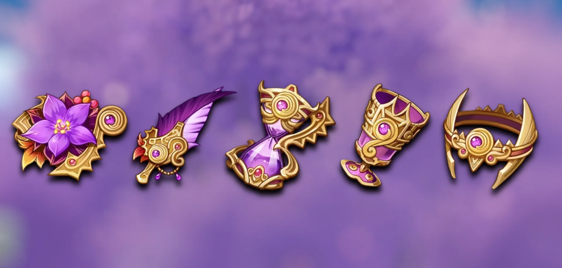 Сет артефактов «Громогласный рёв ярости». Источник: Genshin Impact