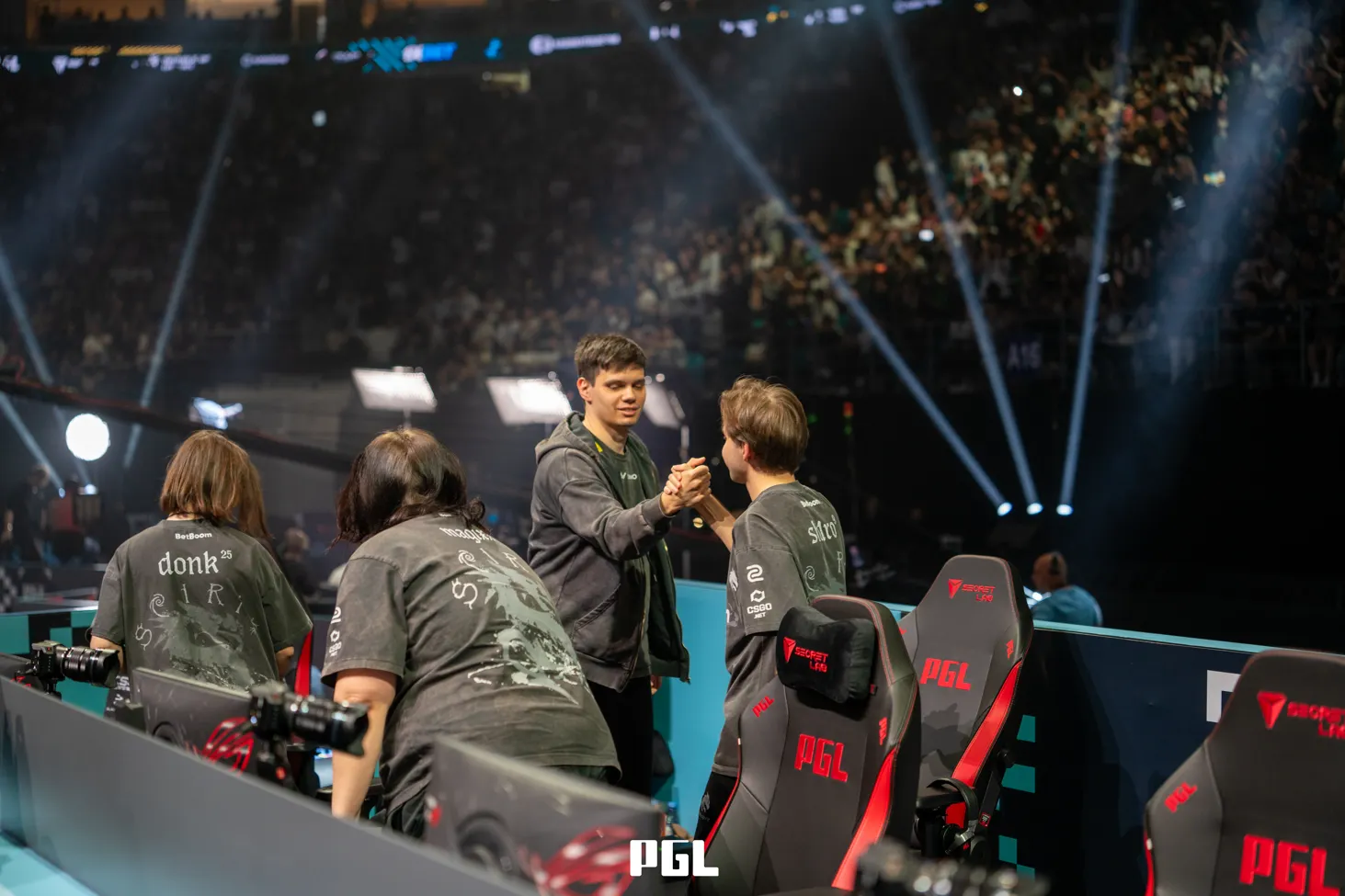 S0tF1k с Team Spirit после победы на PGL Astana 2026 | Источник: PGL