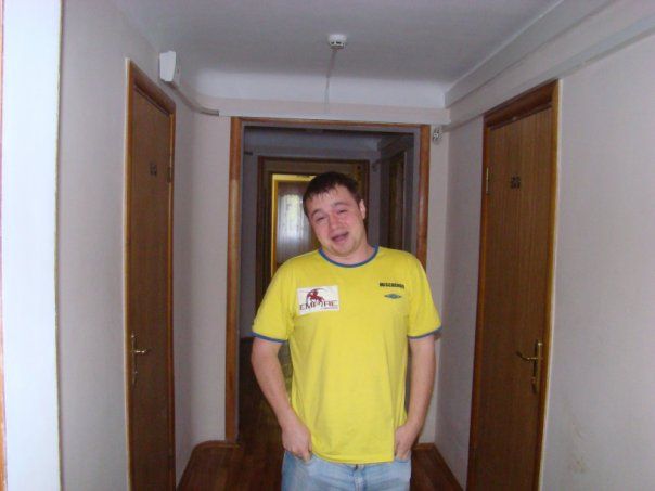 Поймал hanniGan в коридоре хостела