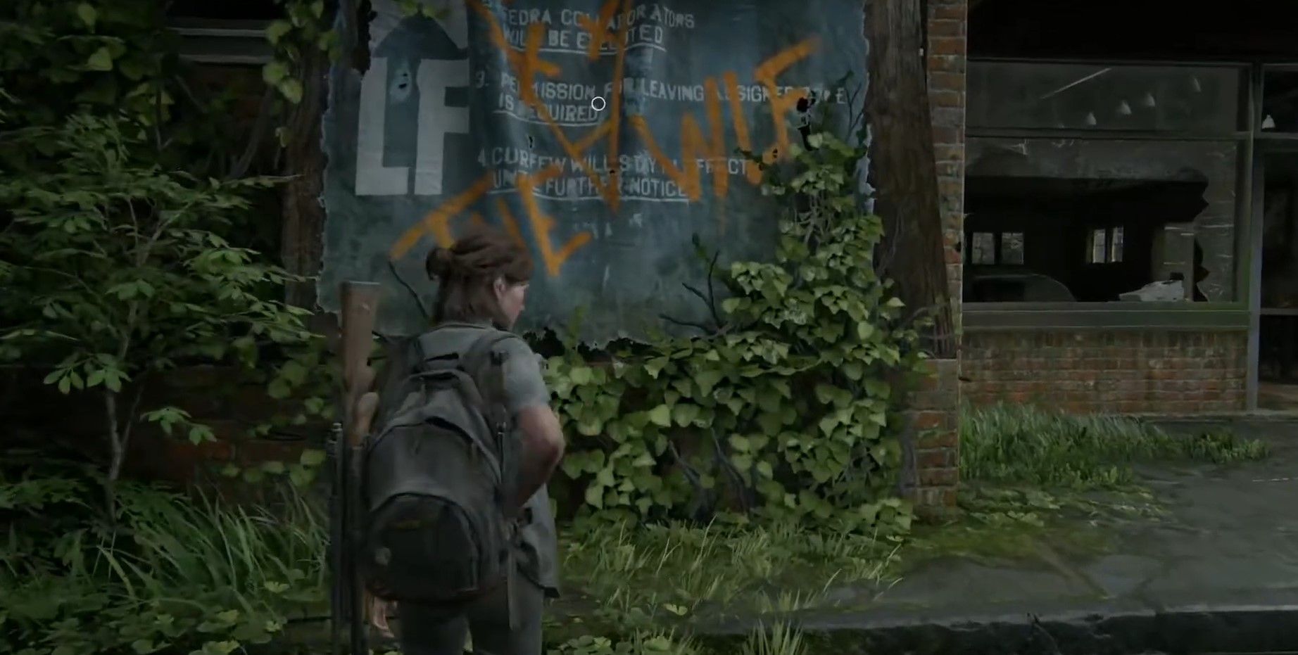 Скриншот из игры The Last of Us Part II