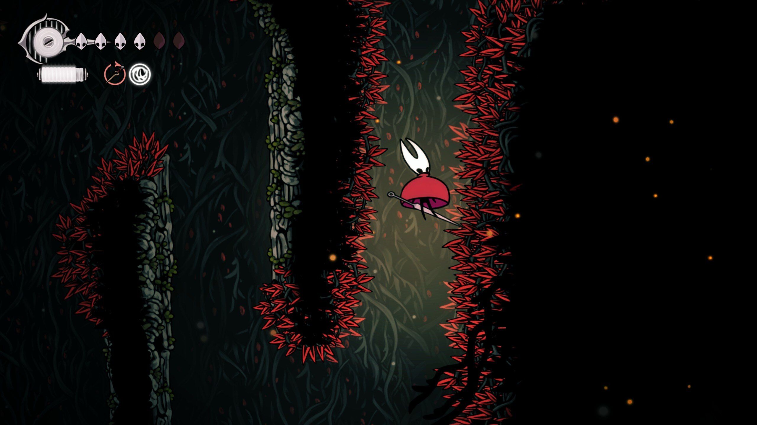 Скриншот из Hollow Knight: Silksong. 