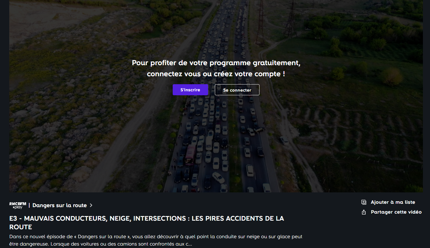 Скриншот страницы сайта онлайн-кинотеатра RMCBFM Play, на котором видно ролик, который использовался в фильме «Война миров»