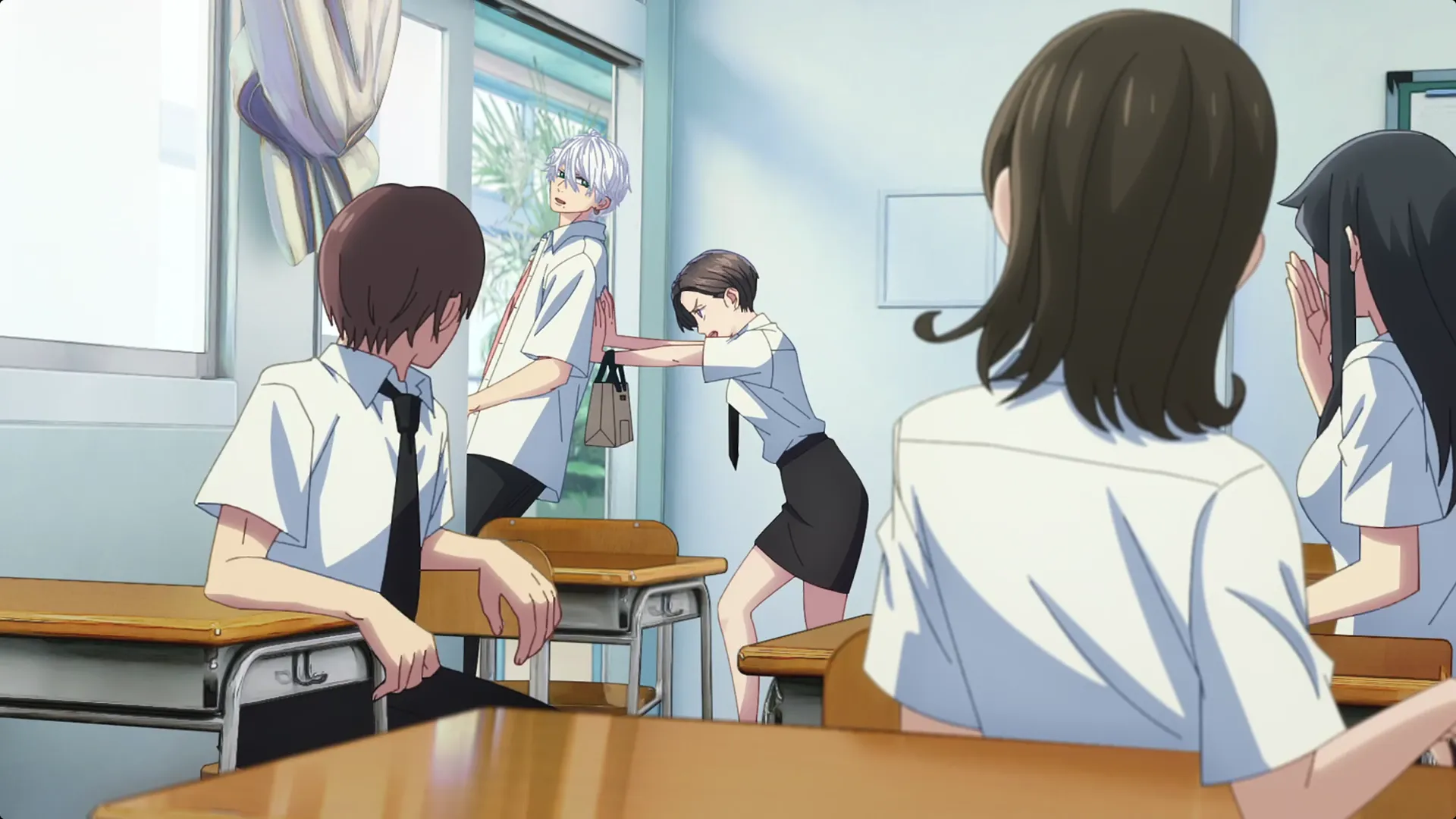 Кадр из аниме «Прекрасная вечерняя луна»