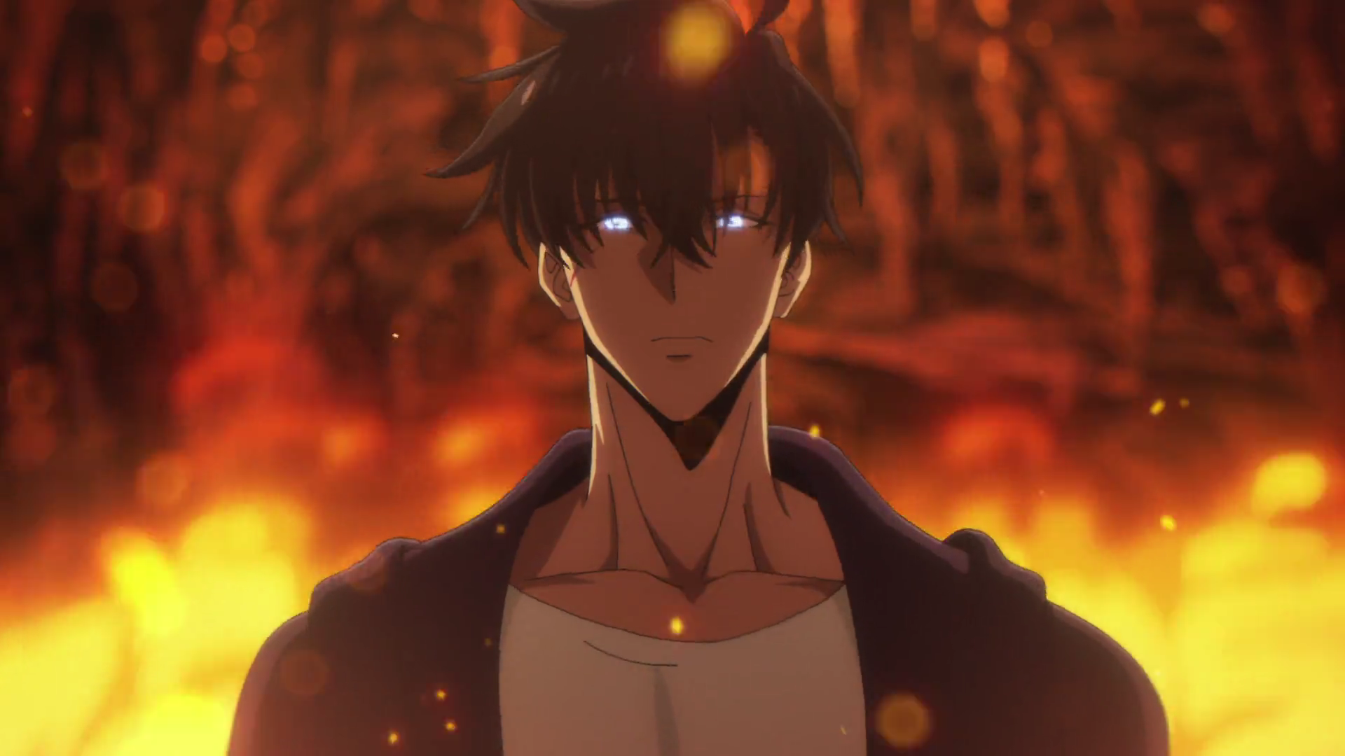 Кадр из аниме «Поднятие уровня в одиночку»