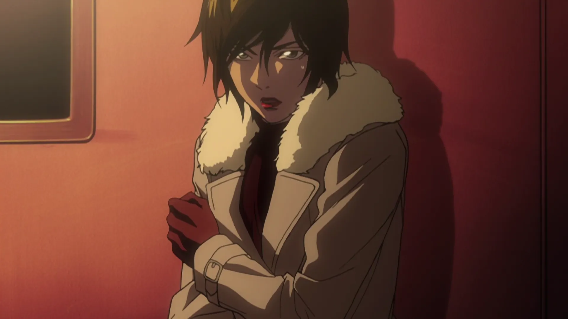 Кадр из аниме «Тетрадь смерти»