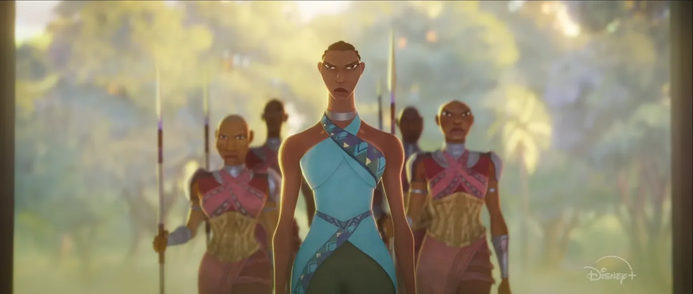 Кадр из мультсериала «Очи Ваканды»