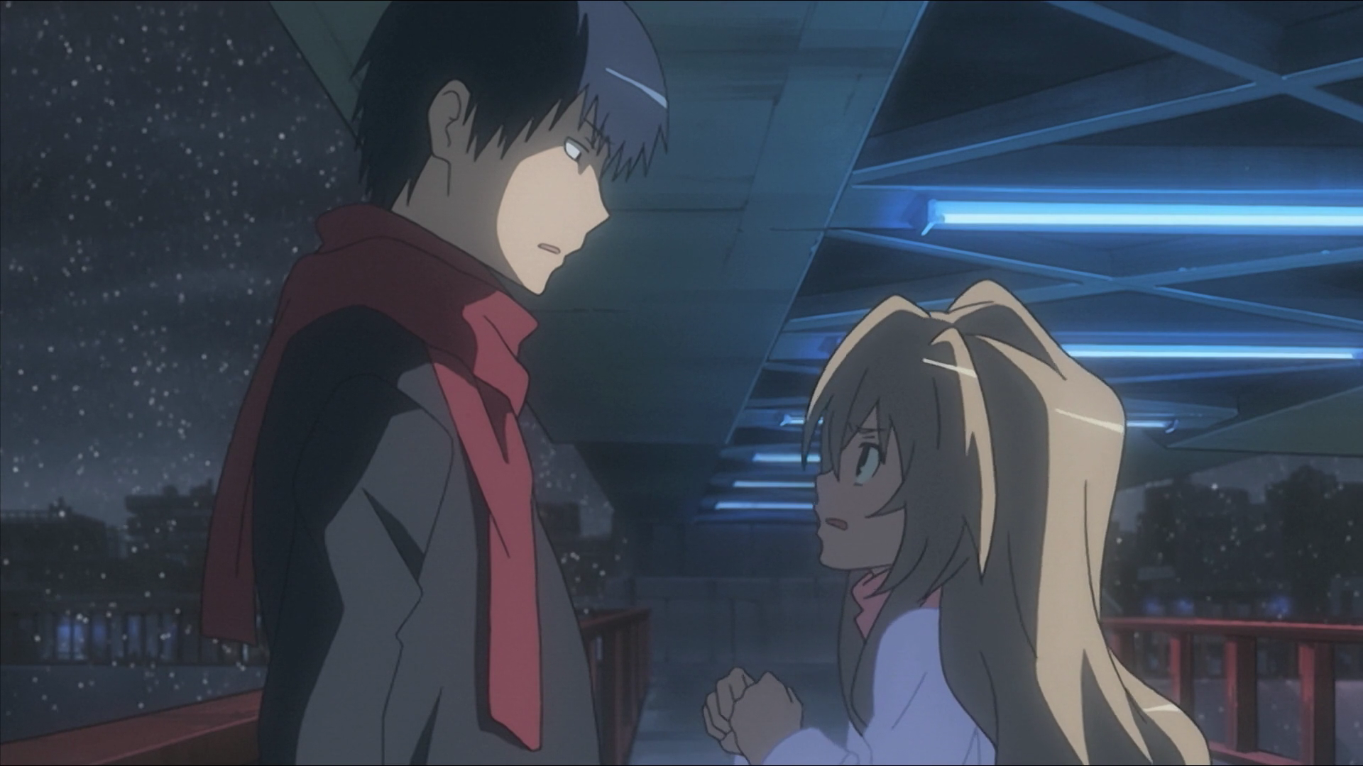 Кадр из аниме «Торадора!»