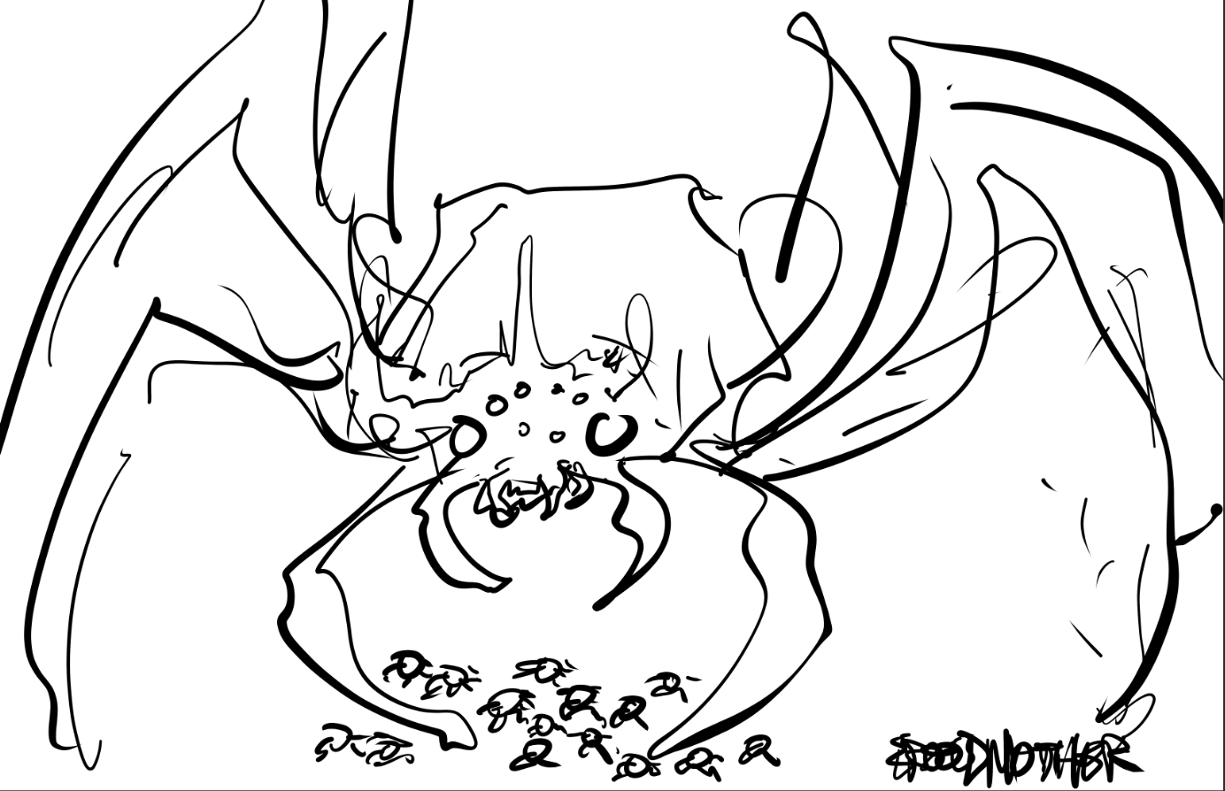 Рисунки героев Dota 2 за минуту. Автор: LiquidEV. Источник: imgur.com