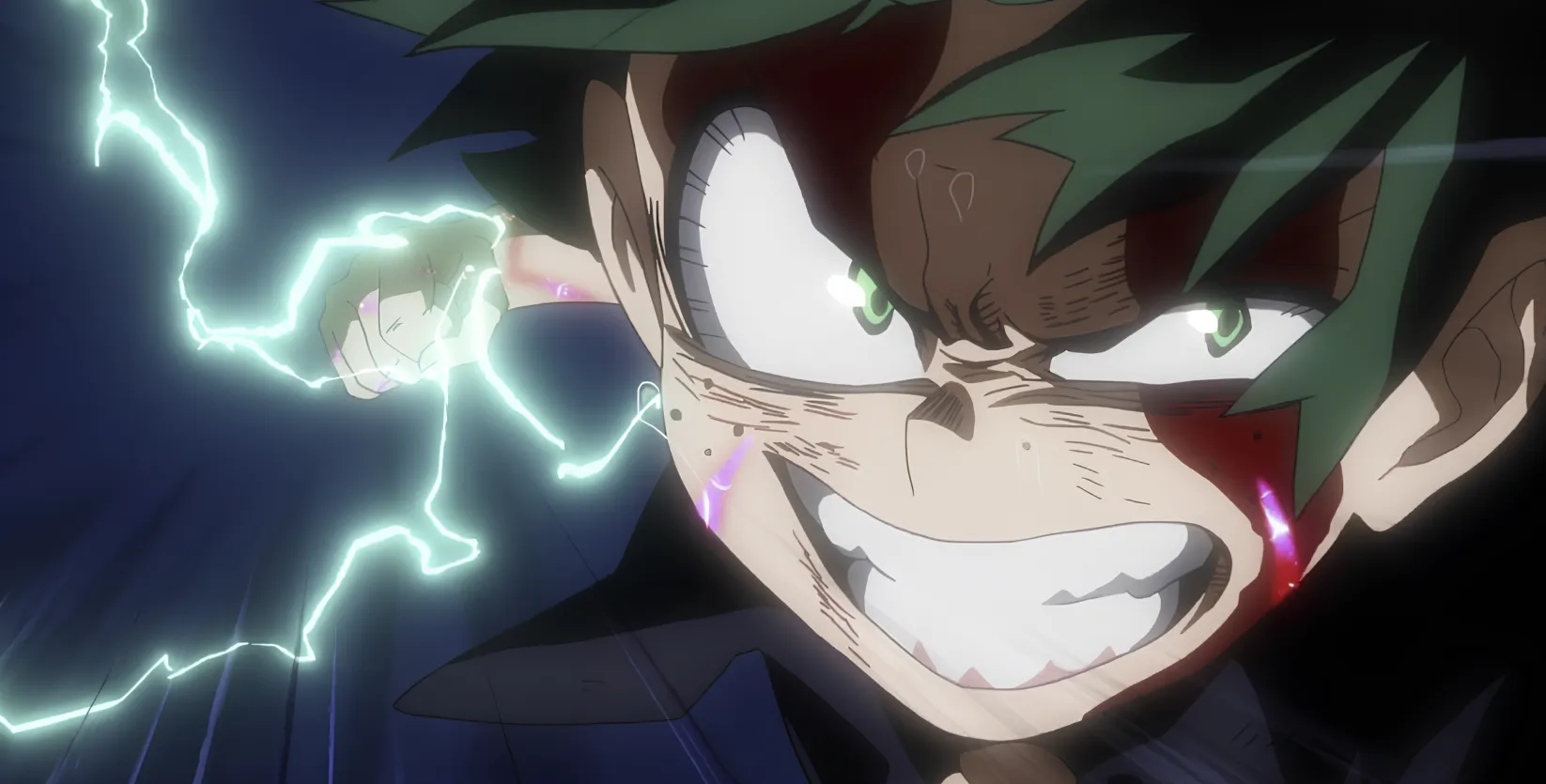 Кадр из аниме «Моя геройская академия»