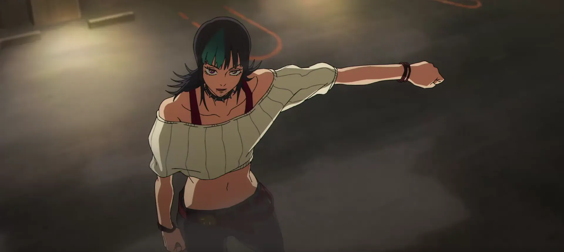 Кадр из аниме «Магическая битва: Смертельная миграция»