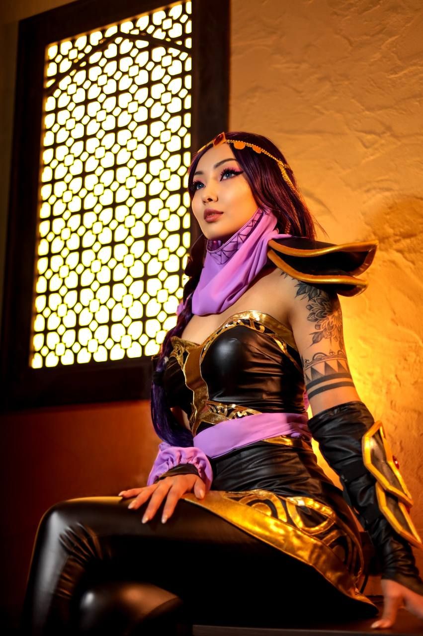 Косплей на Templar Assassin от Айгеры Дунамис. Источник фото:  t.me/dunamis_aigera
