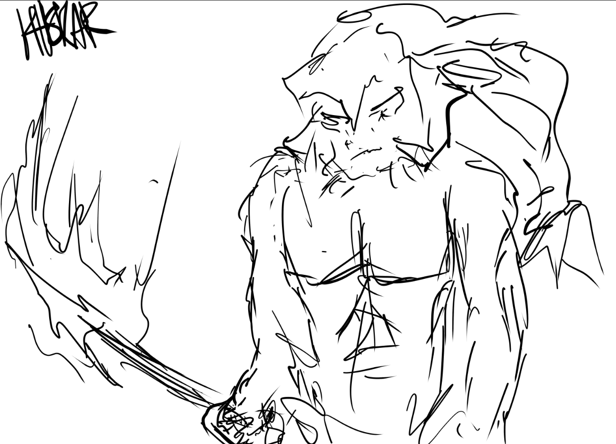 Рисунки героев Dota 2 за минуту. Автор: LiquidEV. Источник: imgur.com