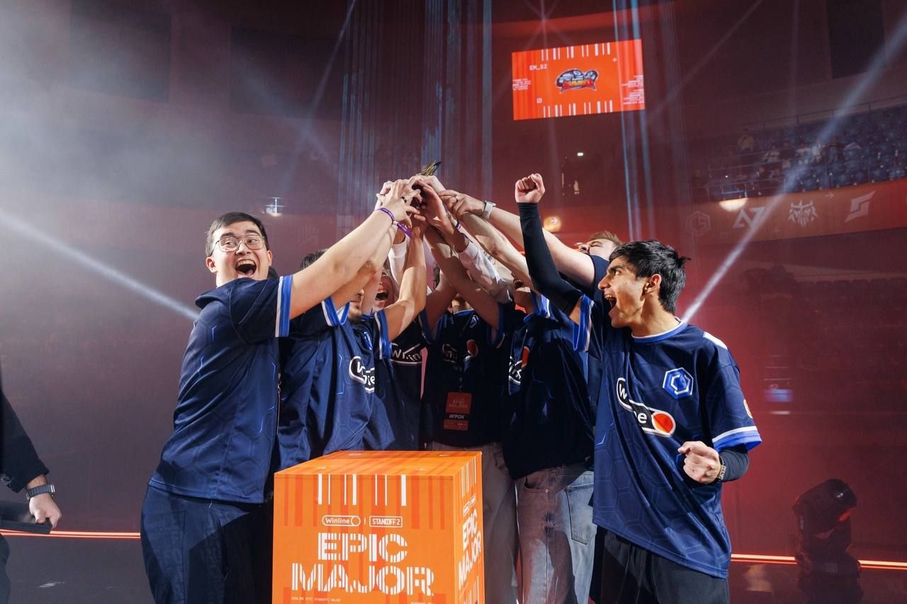 Победители WINLINE EPIC Standoff 2: Major#2 | Источник: канал CYBERSHOKE Esports в Telegram