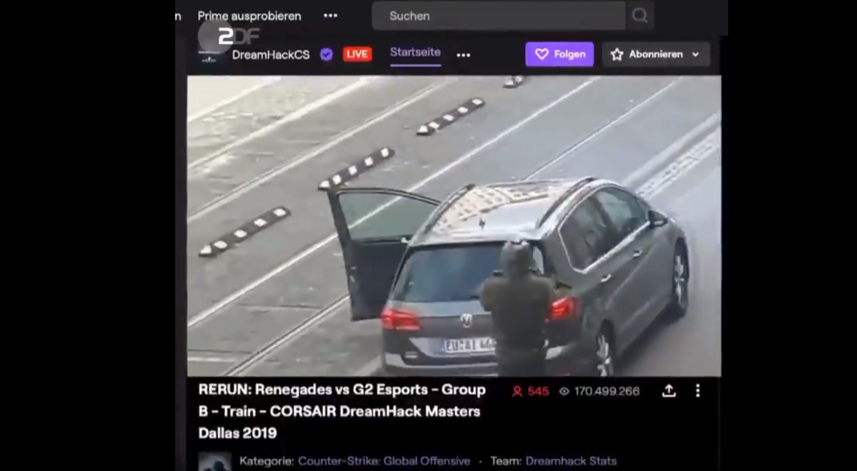 Фрагмент сюжета ZDF