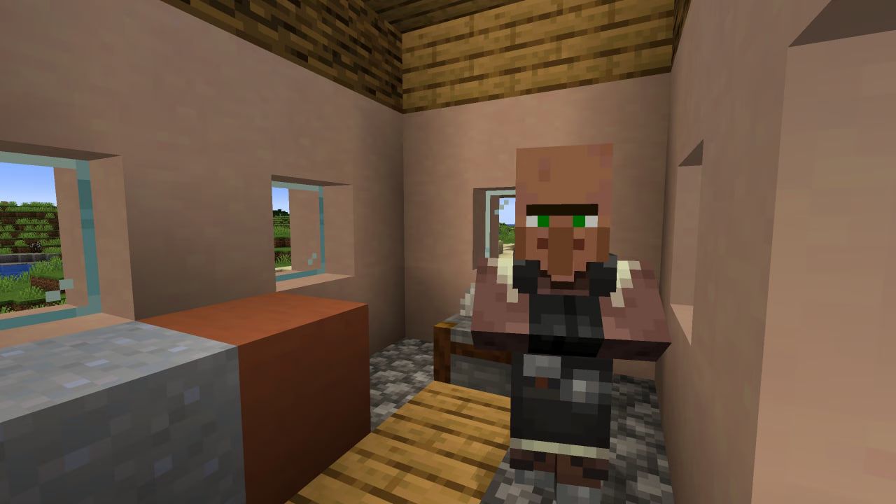 Каменщик. Скриншот из Minecraft