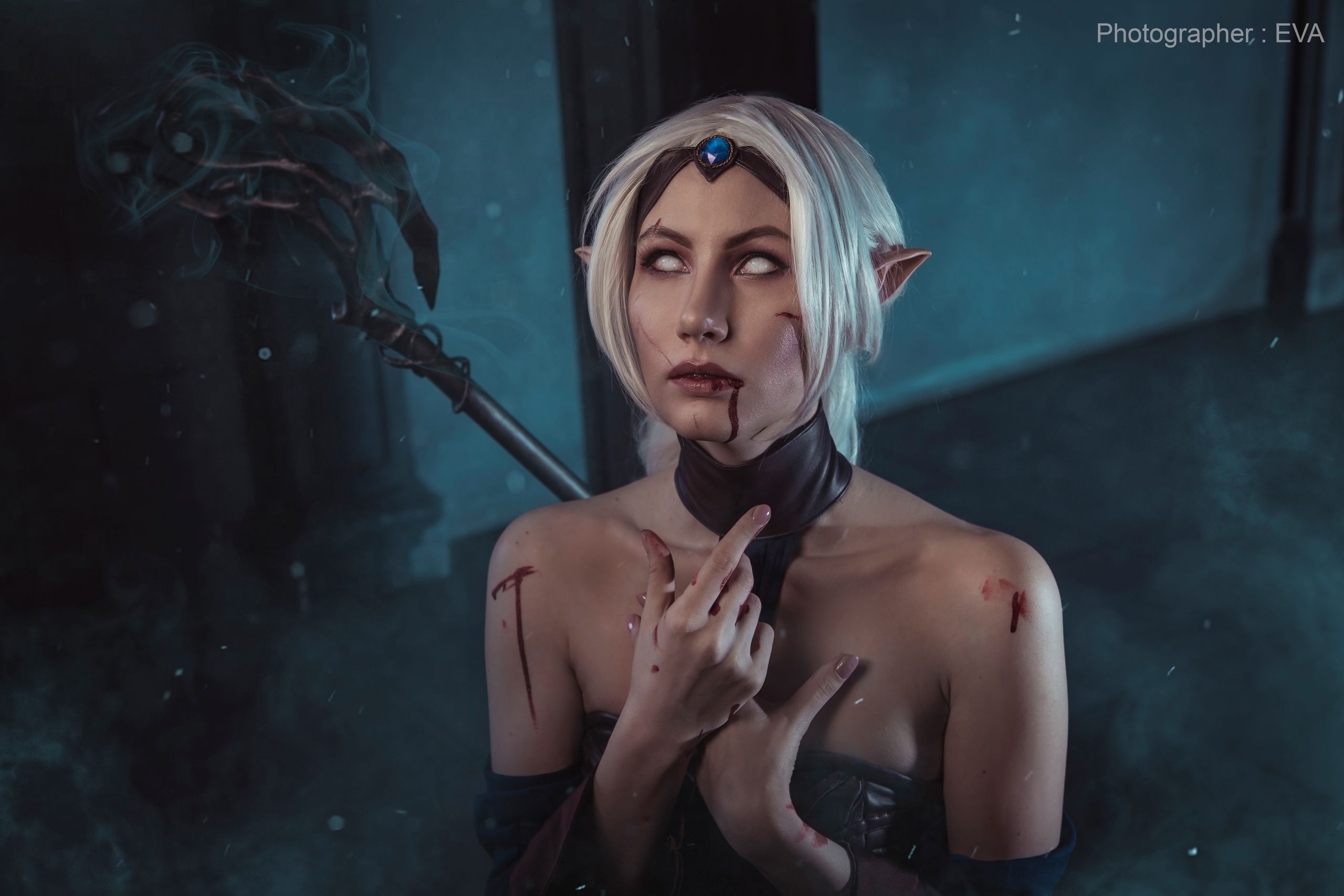 Косплей на эльфийку Нерию Сурану из Dragon Age: Origins. Косплеер: Илона Книжникова. Фотограф: Ева Давыдова. Источник: vk.com/eva_cosplay_photo