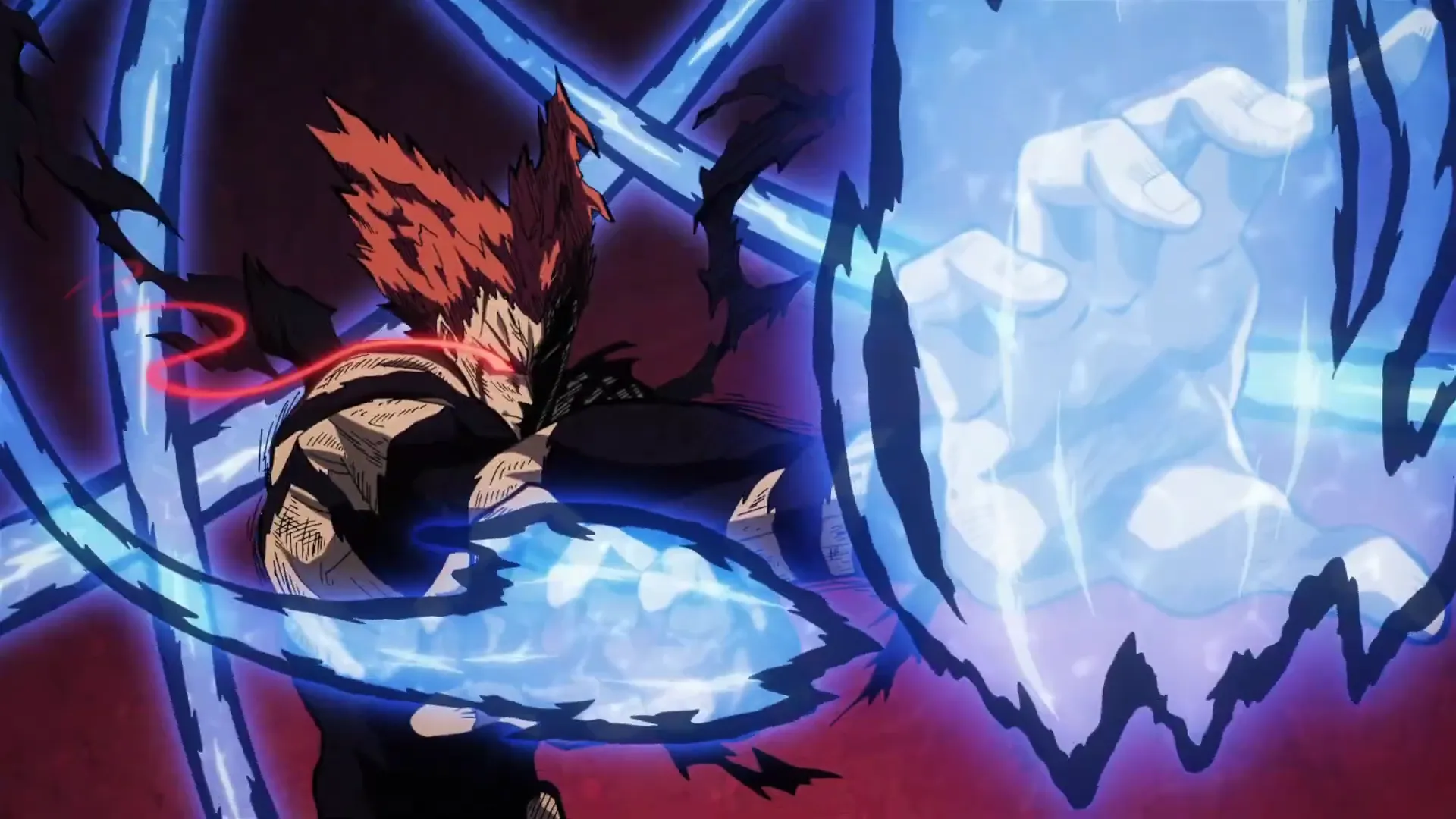 Кадр из аниме «Ванпанчмен»