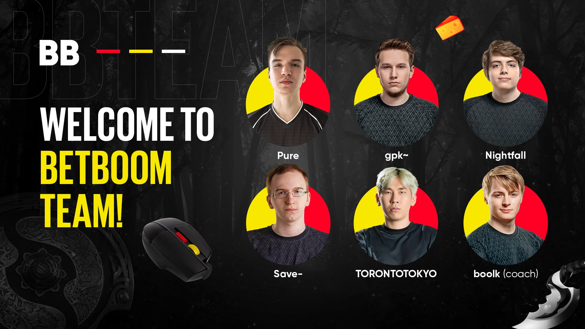 Анонс нового состава BetBoom Team | Источник: страница BetBoom Team в X