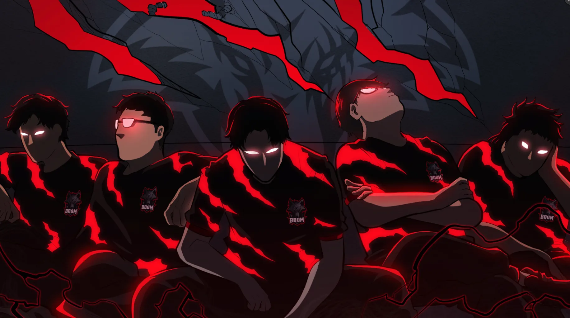 Загрузочный экран BOOM Esports | Источник: скриншот из Dota 2