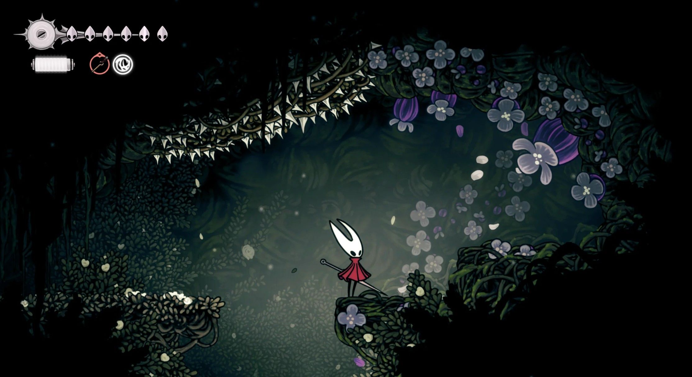 Скриншот из игры Hollow Knight: Silksong