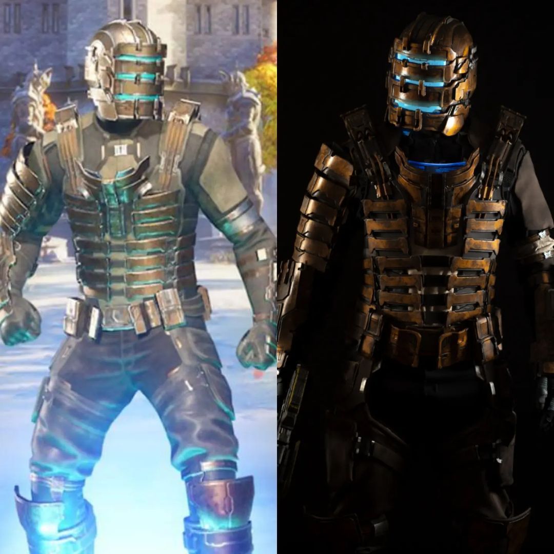 Косплей на персонажа Dead Space Remake в броне третьего уровня. Автор косплея: Peep_cosplay. Источник: социальные сети модели