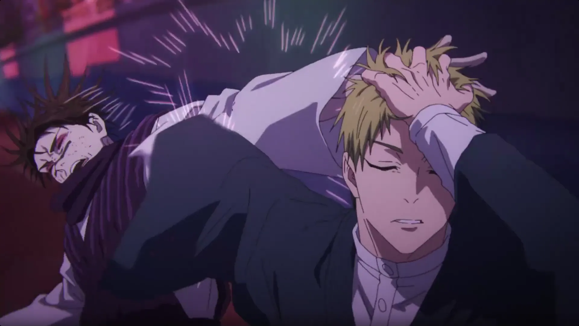 Кадр из аниме «Магическая битва: Смертельная миграция»